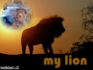 me with lion